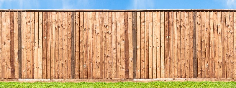 wooden fence