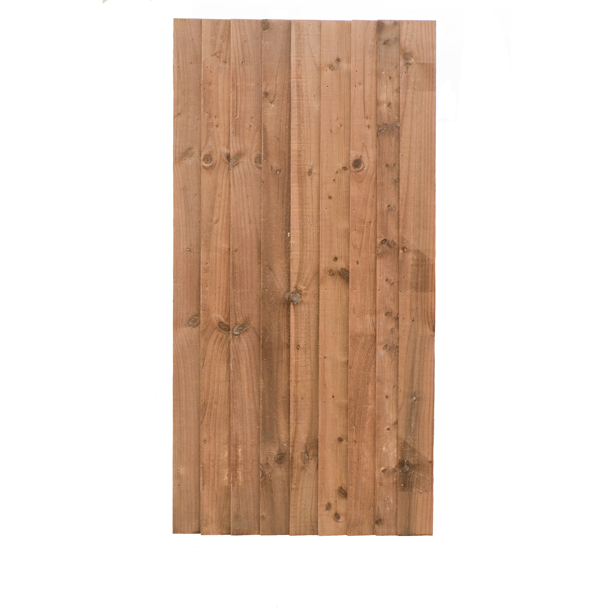 Close Board Wooden Gate Pressure Treated Brown