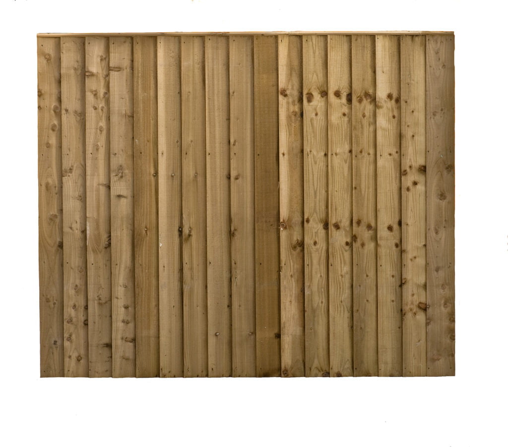 Pressure Treated (Green) Double Sided Close Board Fencing Panel Welch