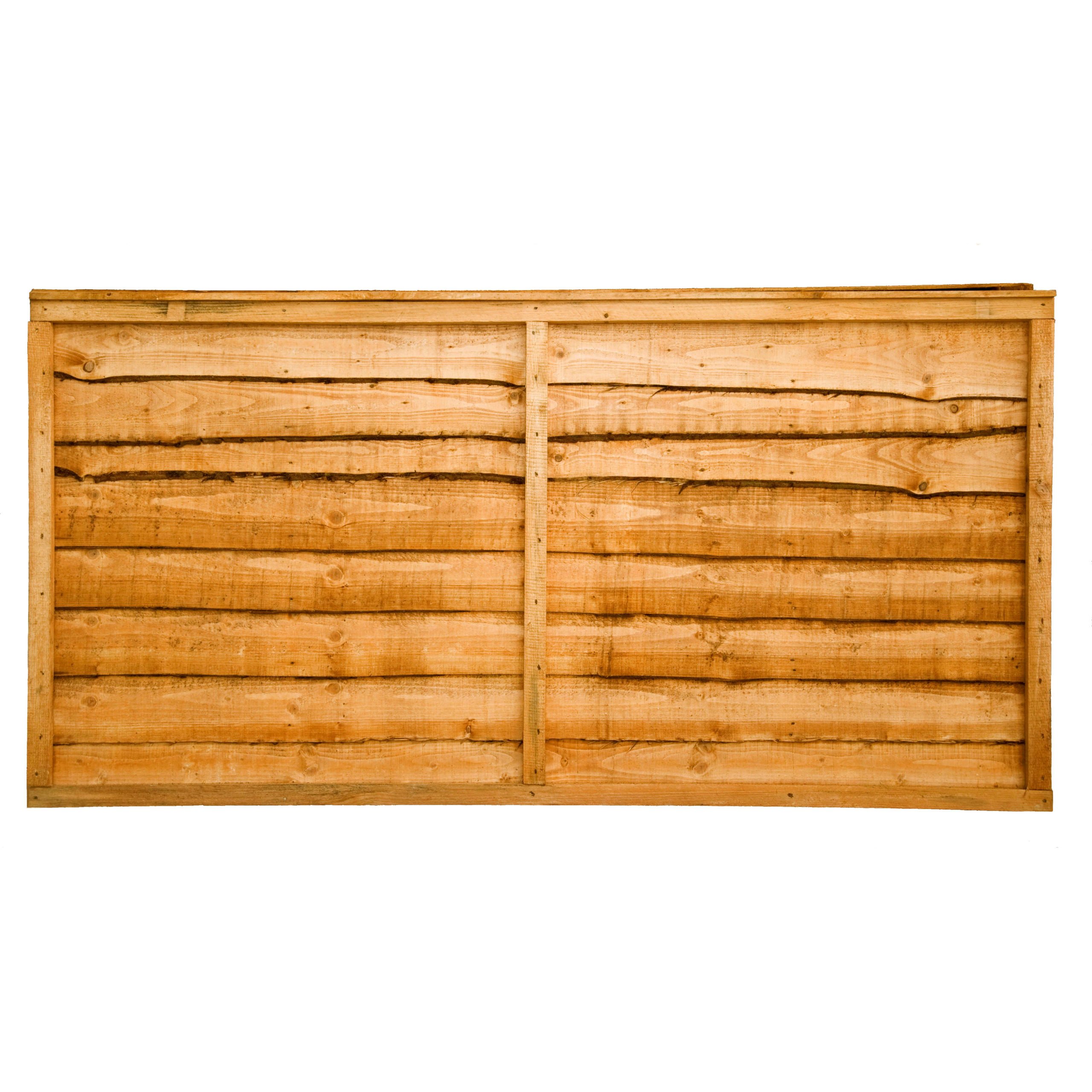 Brand New Premier 6ft X 2ft Larch Lap Fence Panel Garden Wooden Fencing RRP £25 