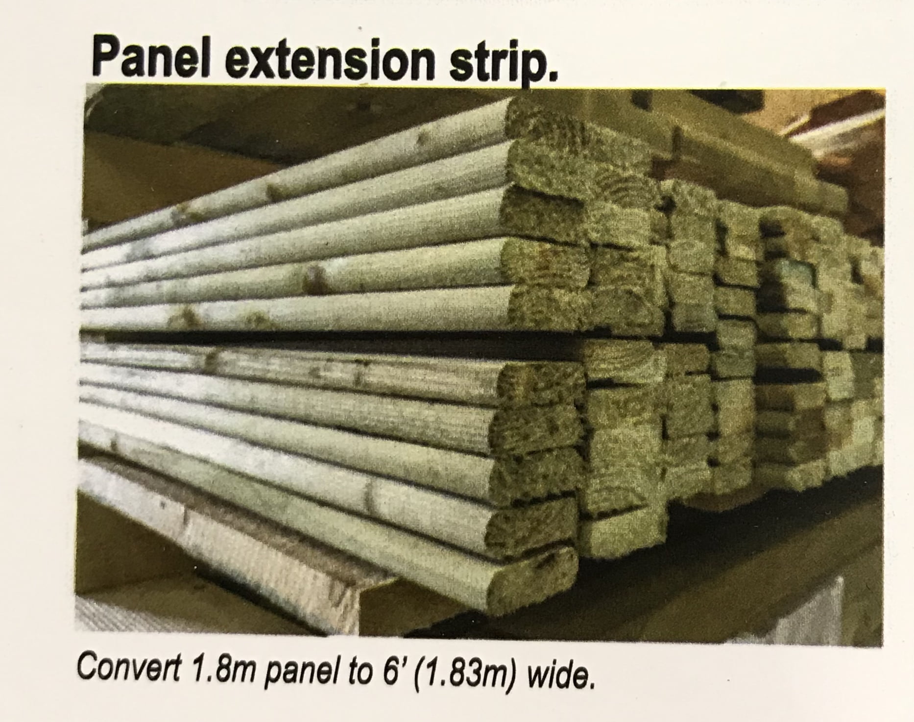 Panel Extension Strips (2)