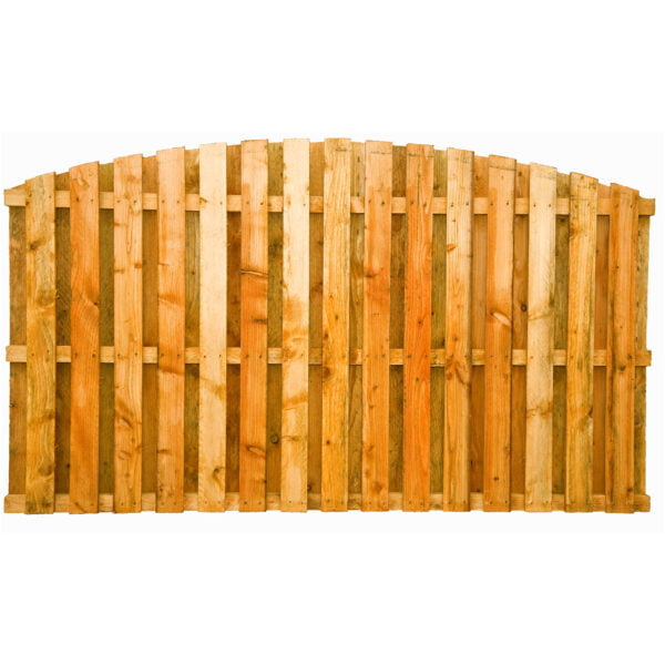 Arched Top Pailing Double Sided Fence Panel
