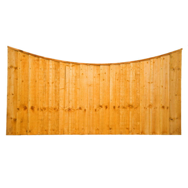 Close Board Scollaped Garden Fencing Panel