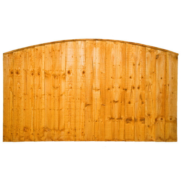 Close Board Arched Garden Fencing Panel