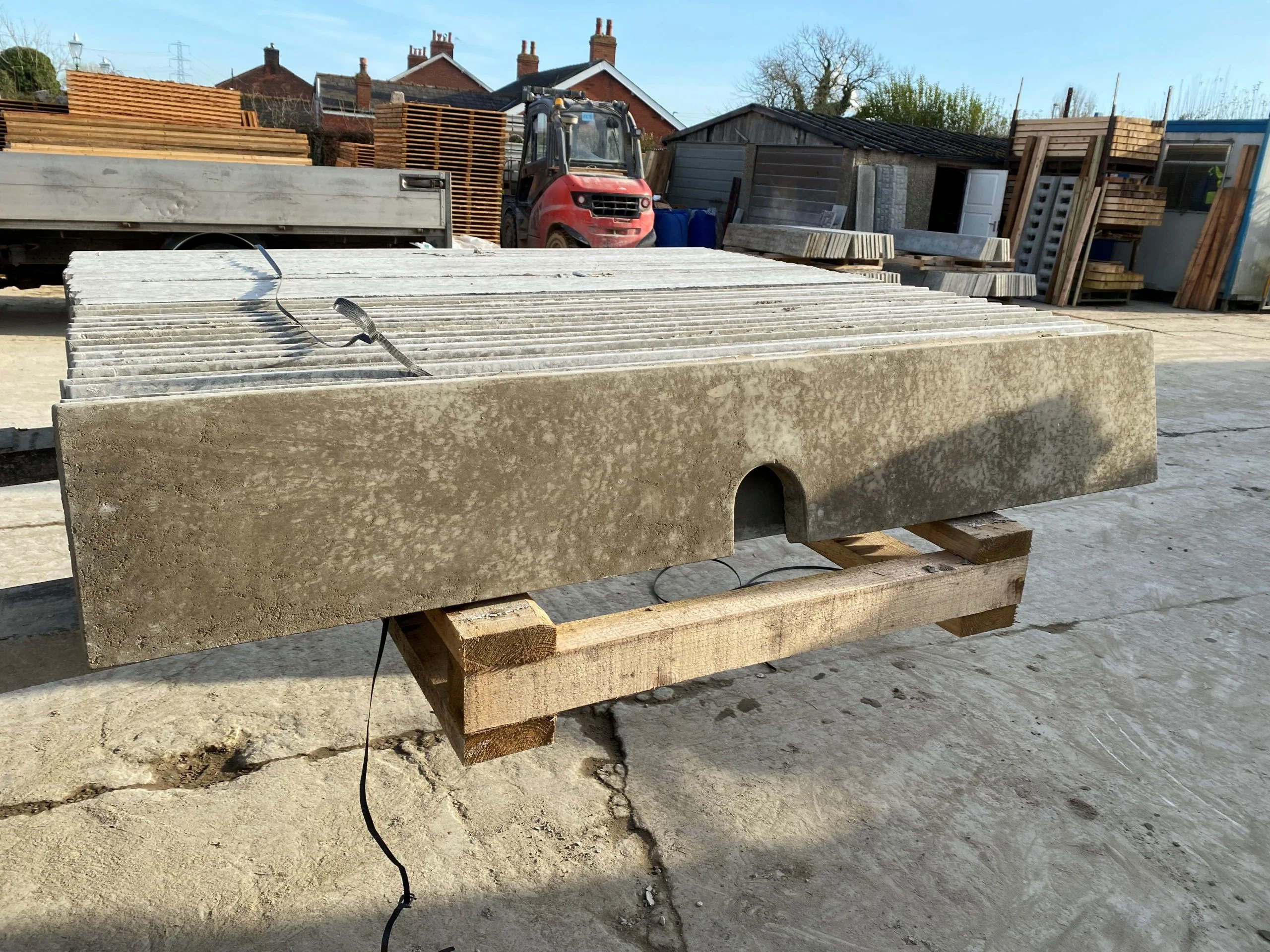 Hedgehog Friendly Concrete Base Panel Plain Welch Fencing