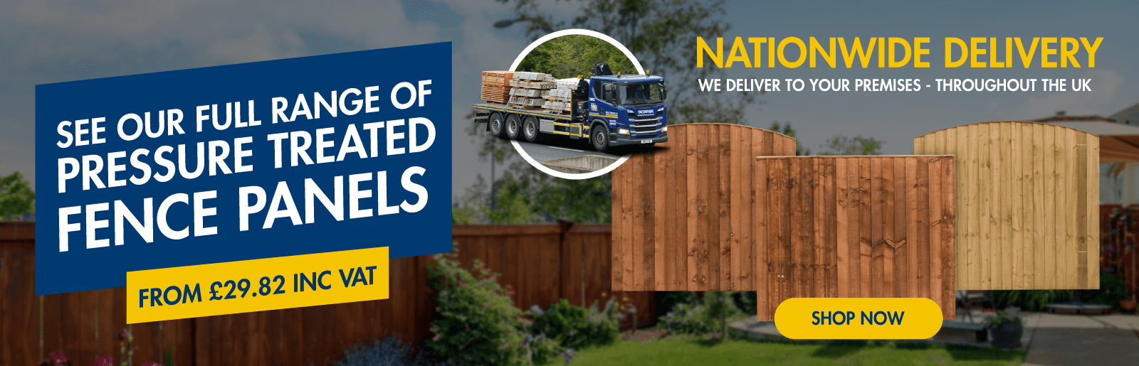 Garden Fence Panels Fencing Supplies and Concrete Posts Buy Online